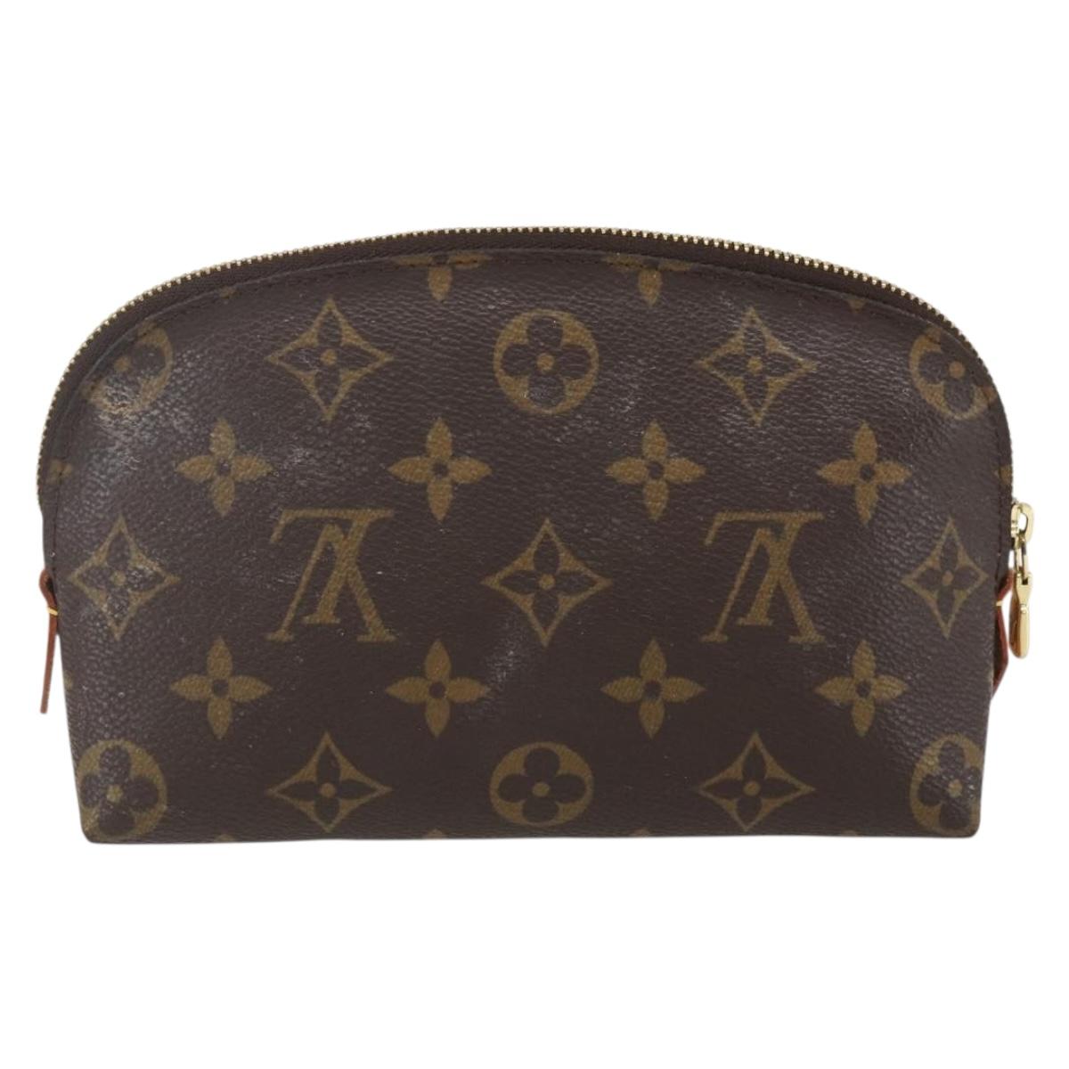 LOUIS VUITTON Monogram Pochette Cosmetic PM Pouch M43998 LV Auth 165819