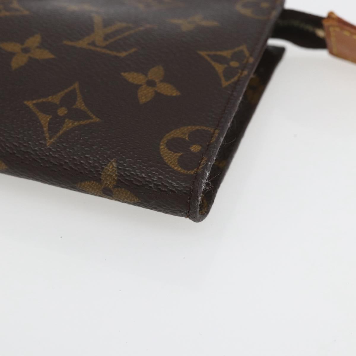 LOUIS VUITTON Monogram Bucket PM Accessory Pouch LV Auth 165829