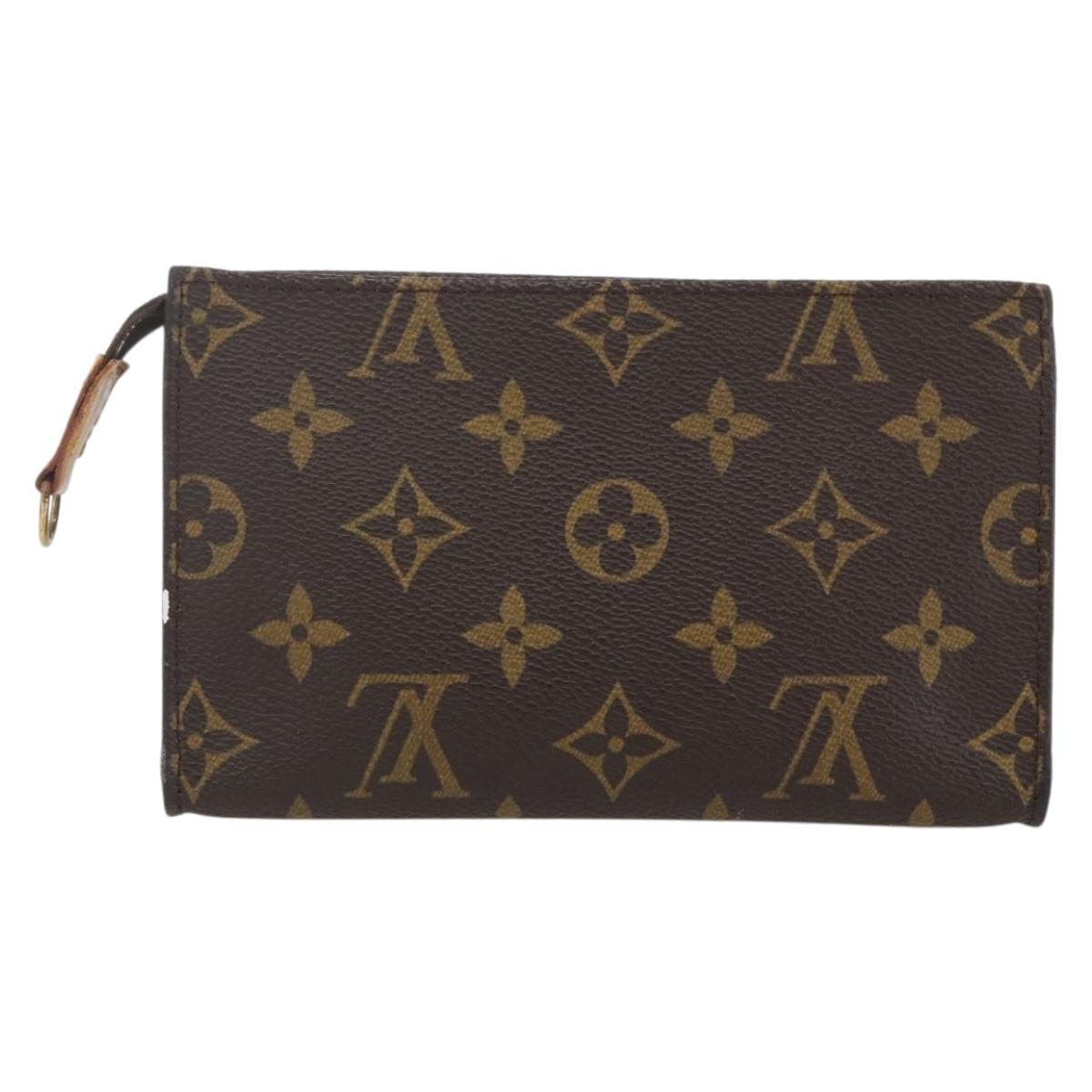 LOUIS VUITTON Monogram Bucket PM Accessory Pouch LV Auth 165830