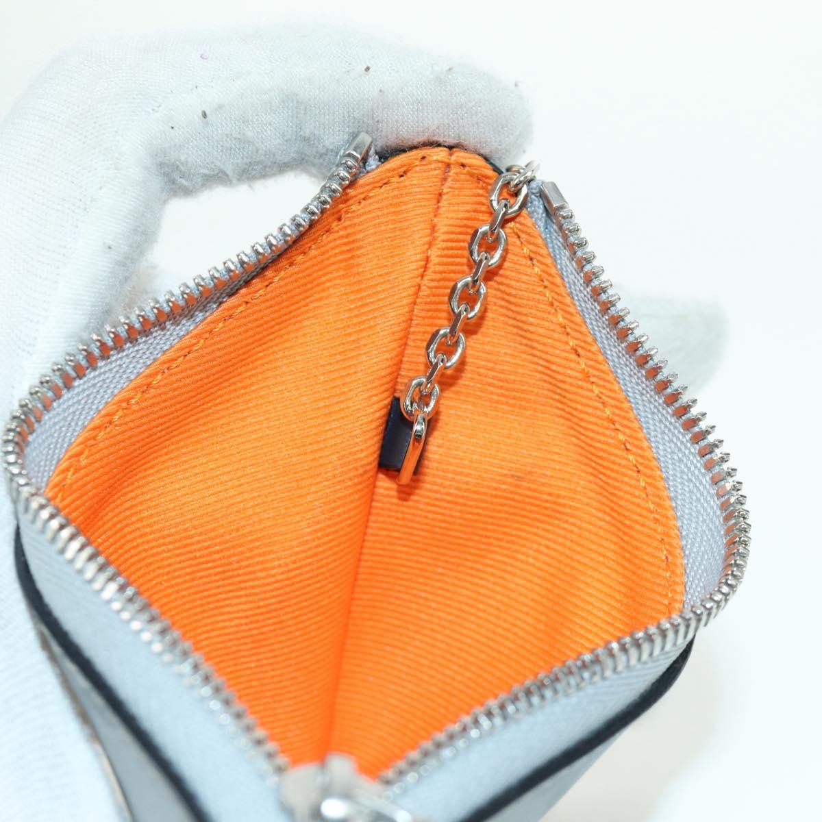LOUIS VUITTON Monogram Satellite Porte Cles Charm Silver MP2217 LV Auth 165831M