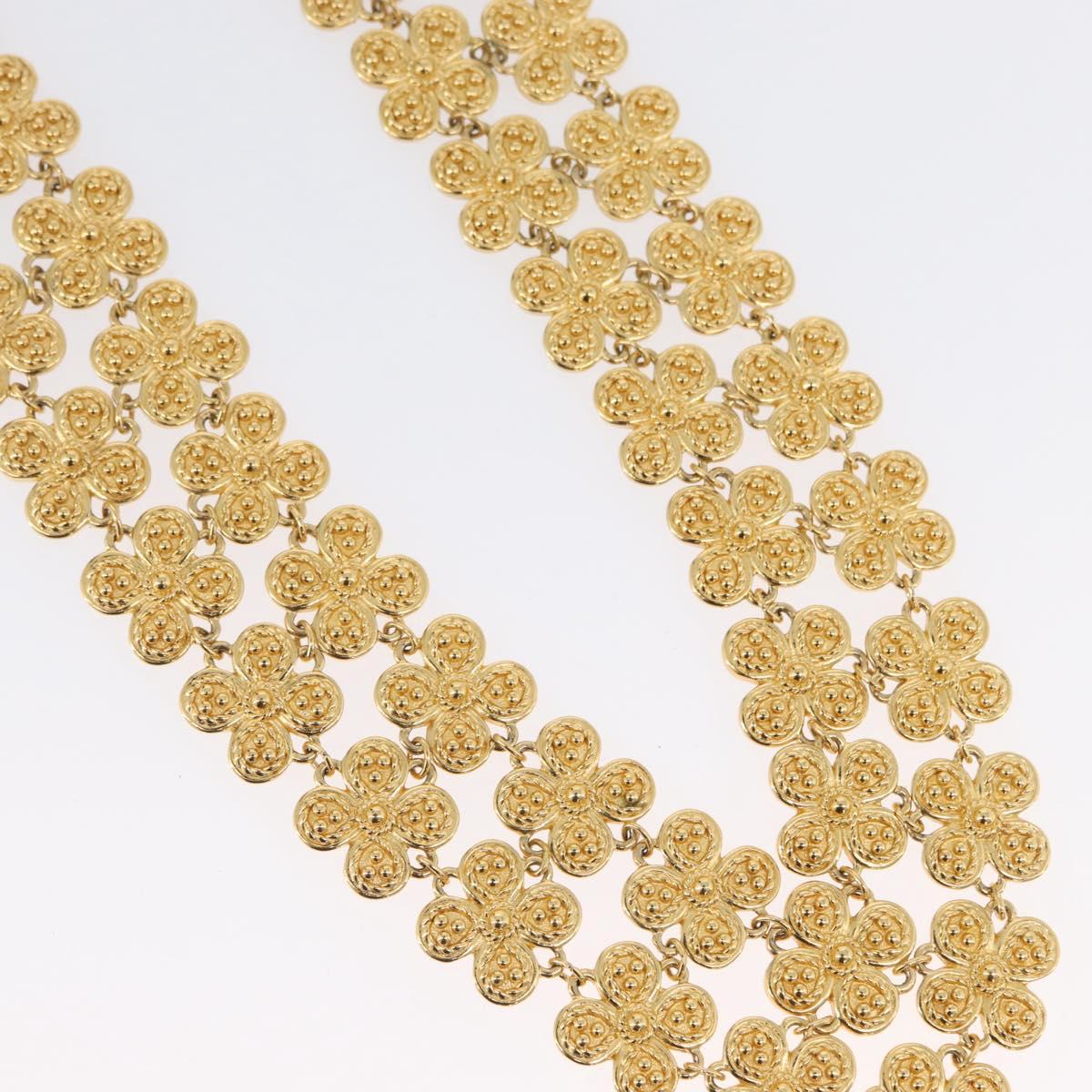 Christian Dior Necklace metal Gold Tone Auth 165838SAV