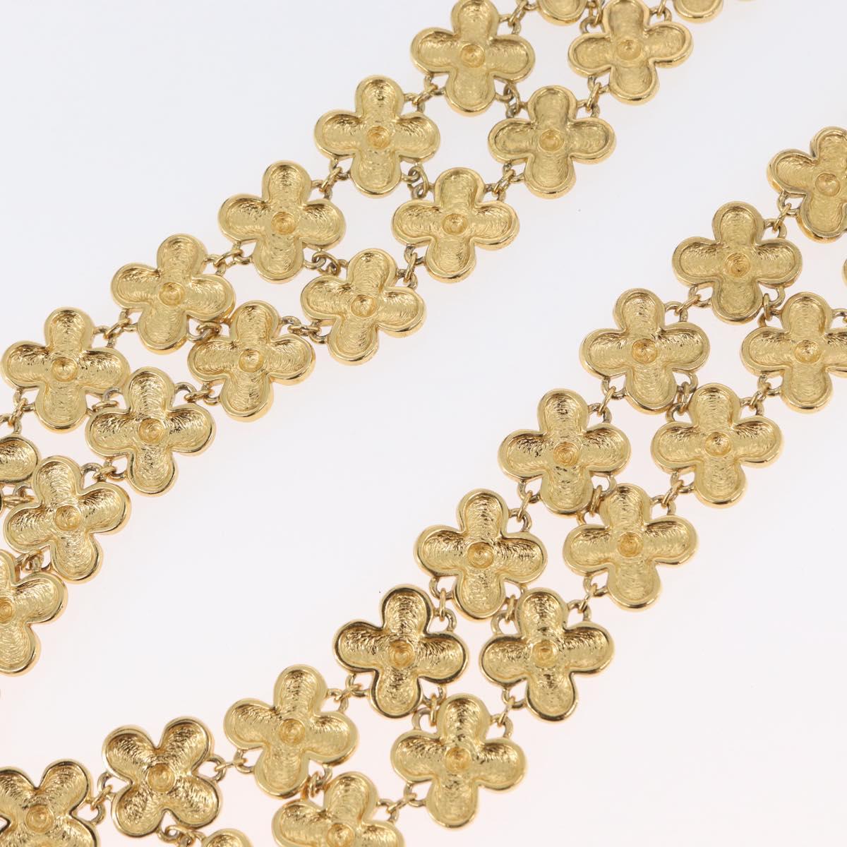 Christian Dior Necklace metal Gold Tone Auth 165838SAV