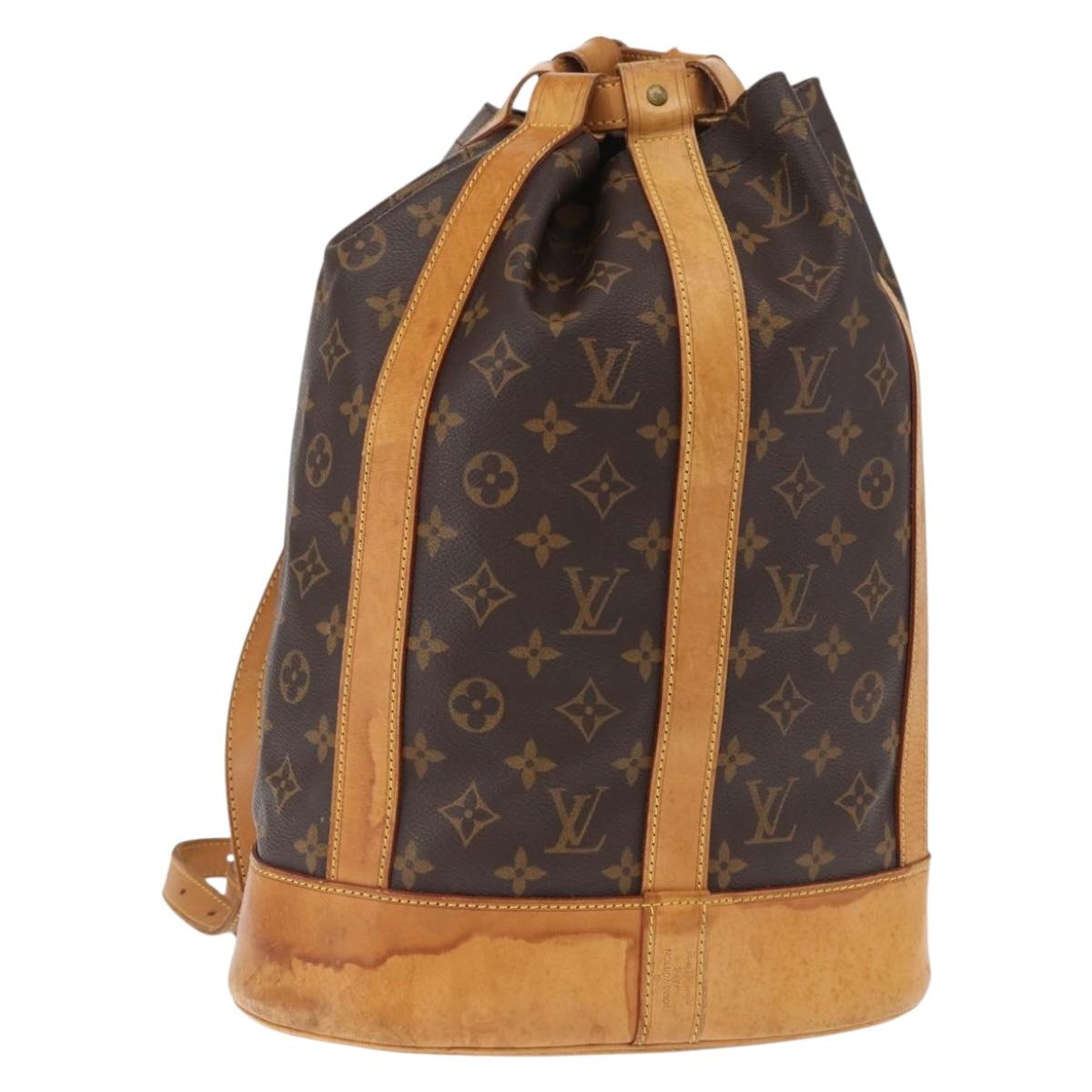 LOUIS VUITTON Monogram Randonnee PM Shoulder Bag M42243 LV Auth 165842