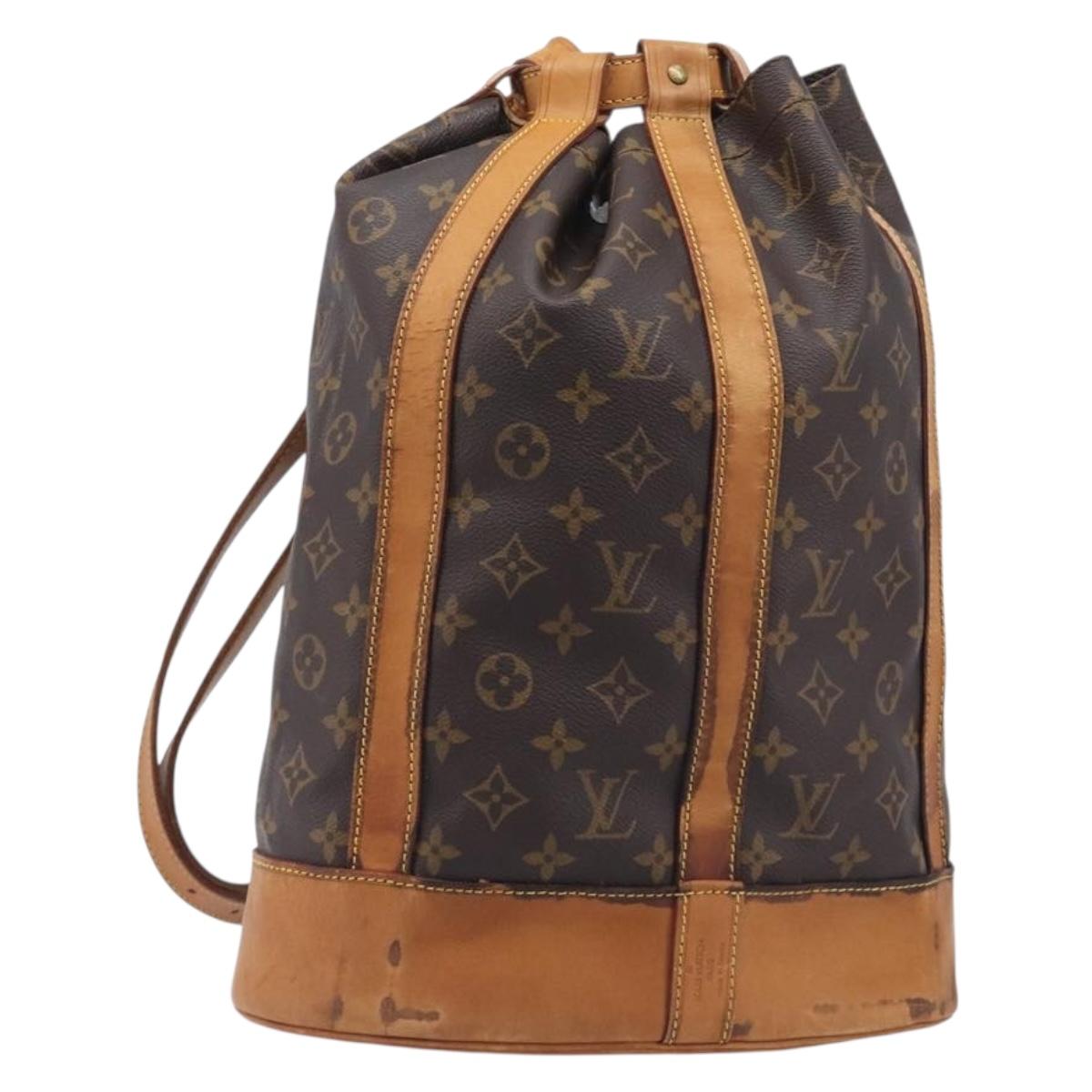 LOUIS VUITTON Monogram Randonnee PM Shoulder Bag M42243 LV Auth 165842