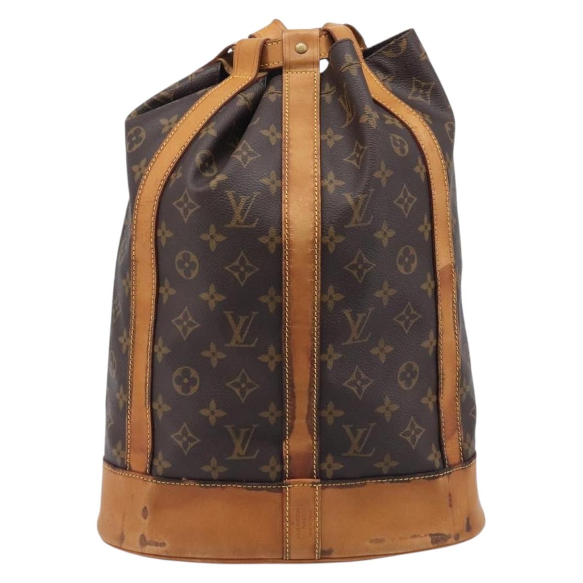 LOUIS VUITTON Monogram Randonnee PM Shoulder Bag M42243 LV Auth 165842