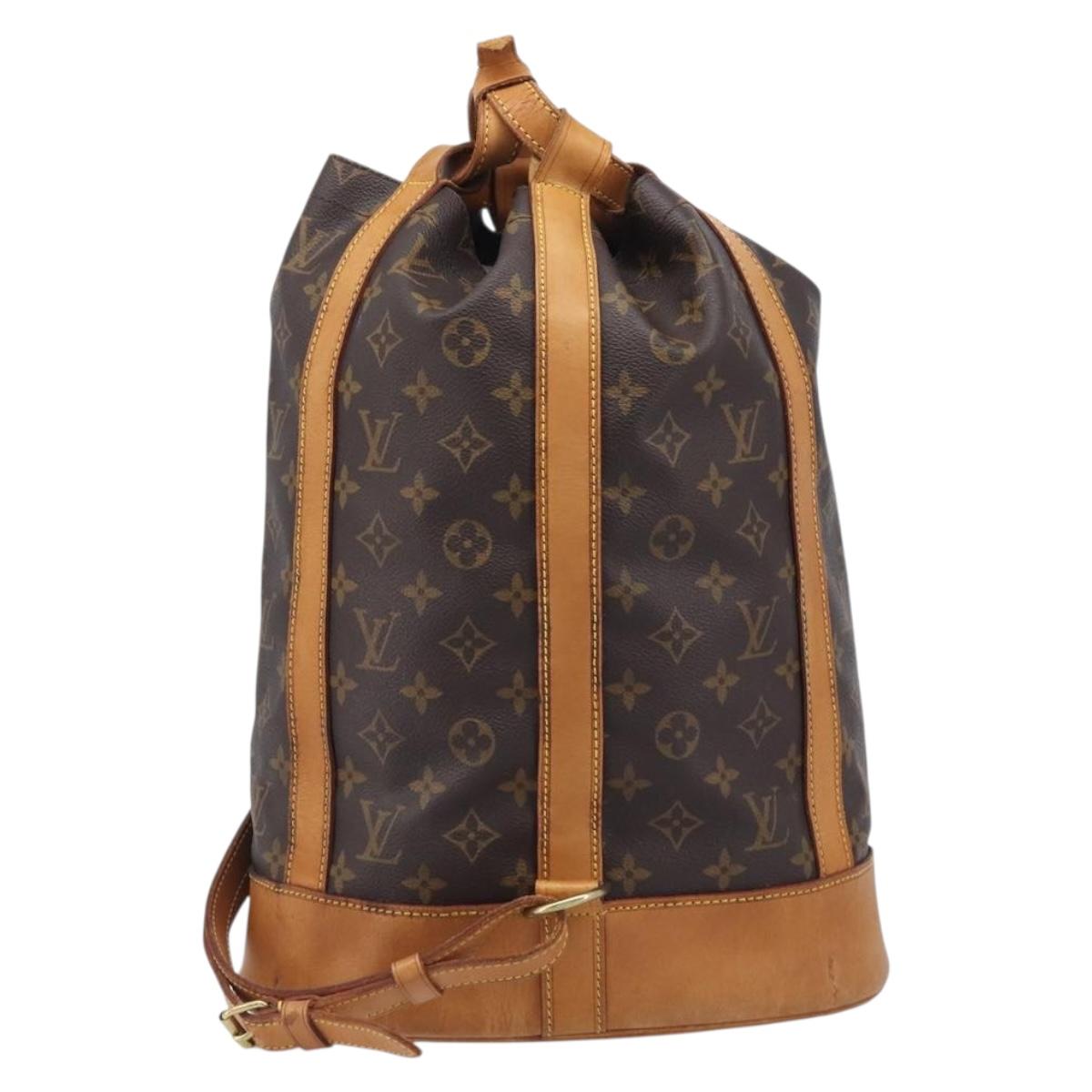 LOUIS VUITTON Monogram Randonnee PM Shoulder Bag M42243 LV Auth 165842