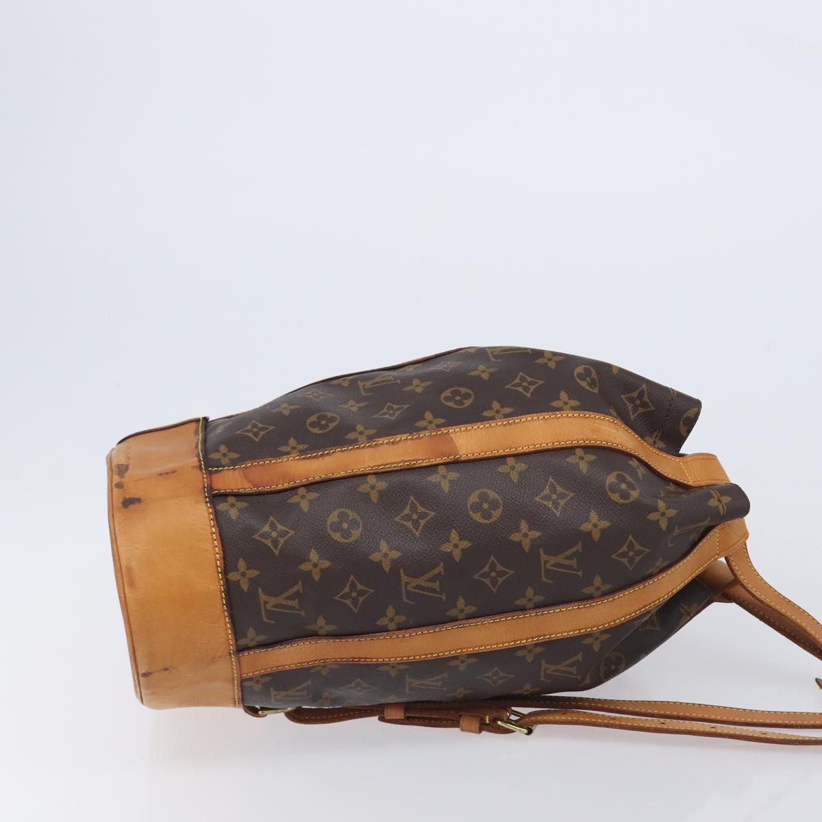 LOUIS VUITTON Monogram Randonnee PM Shoulder Bag M42243 LV Auth 165842