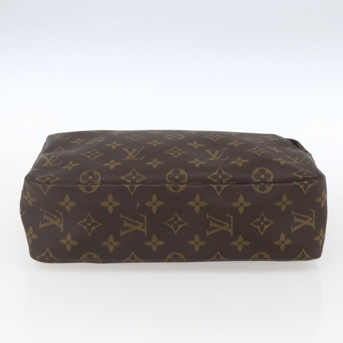 LOUIS VUITTON Monogram Trousse Toilette 28 Clutch Bag M47522 LV Auth 165844