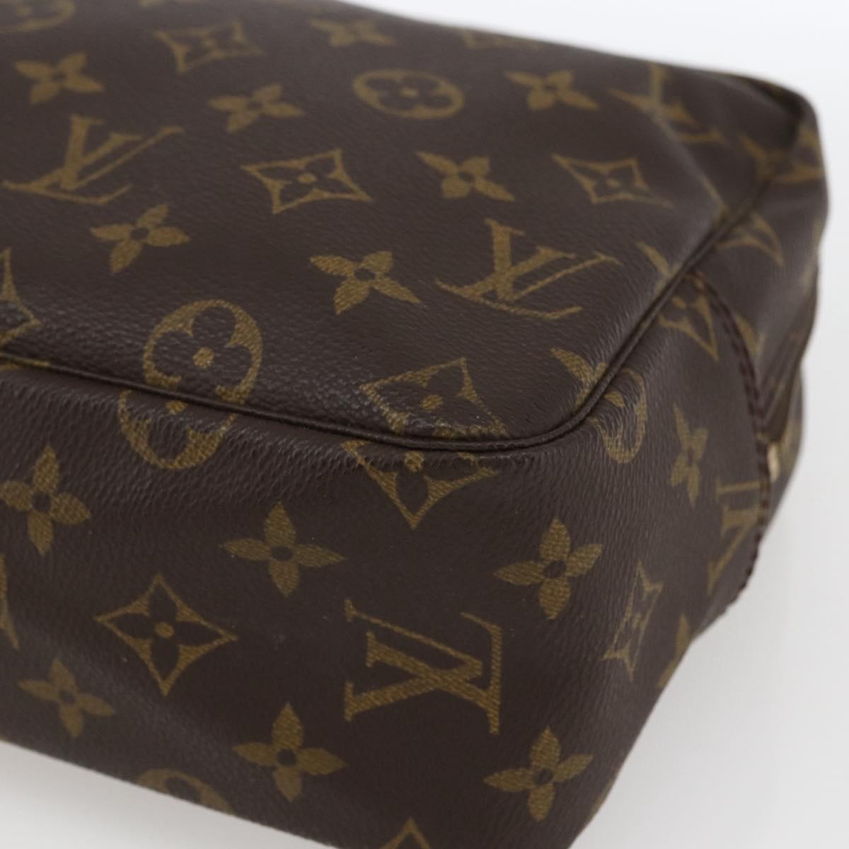 LOUIS VUITTON Monogram Trousse Toilette 28 Clutch Bag M47522 LV Auth 165844