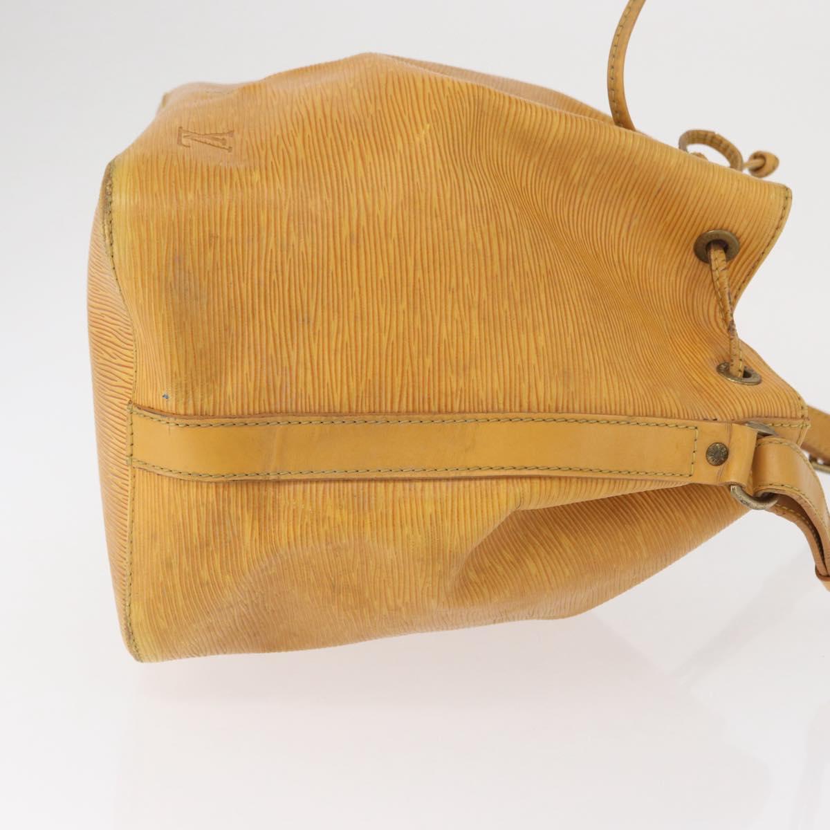 LOUIS VUITTON Epi Petit Noe Shoulder Bag Yellow M44109 LV Auth 165857
