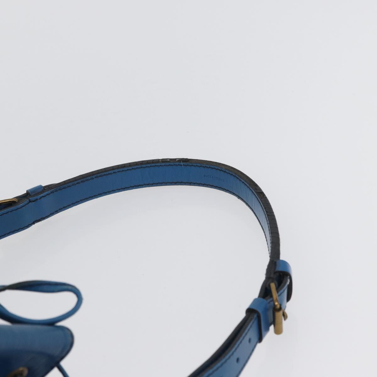 LOUIS VUITTON Epi Petit Noe Shoulder Bag Blue M44105 LV Auth 165858