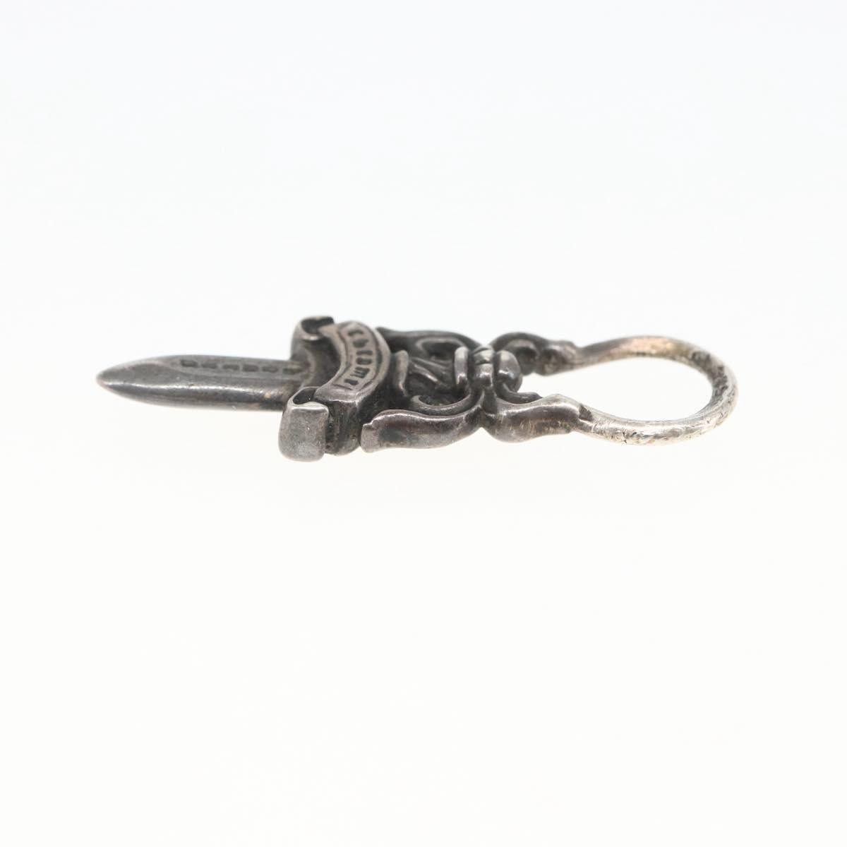 Chrome Hearts Dagger Charm Pendant Top Ag925 Silver Auth 165865SM