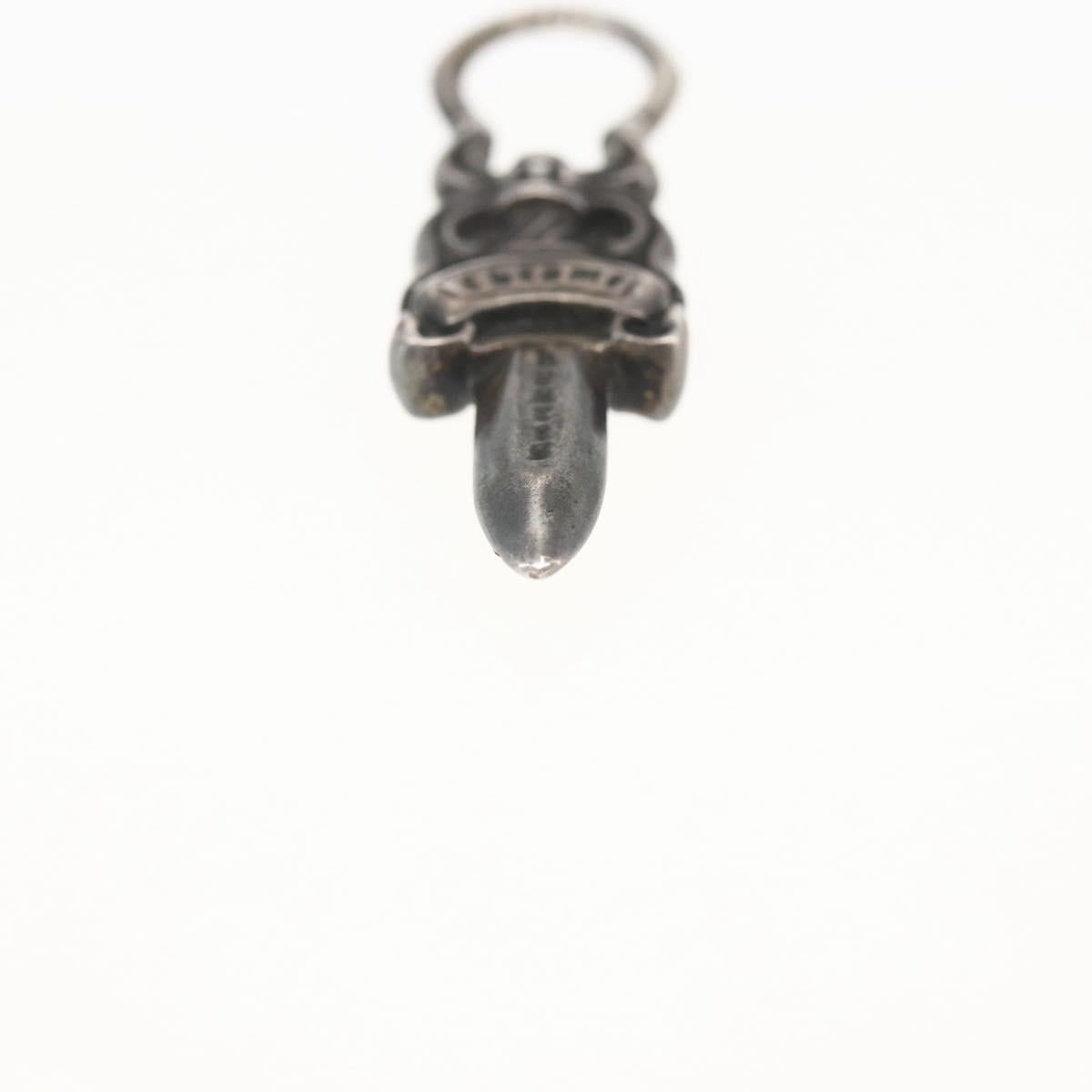 Chrome Hearts Dagger Charm Pendant Top Ag925 Silver Auth 165865SM