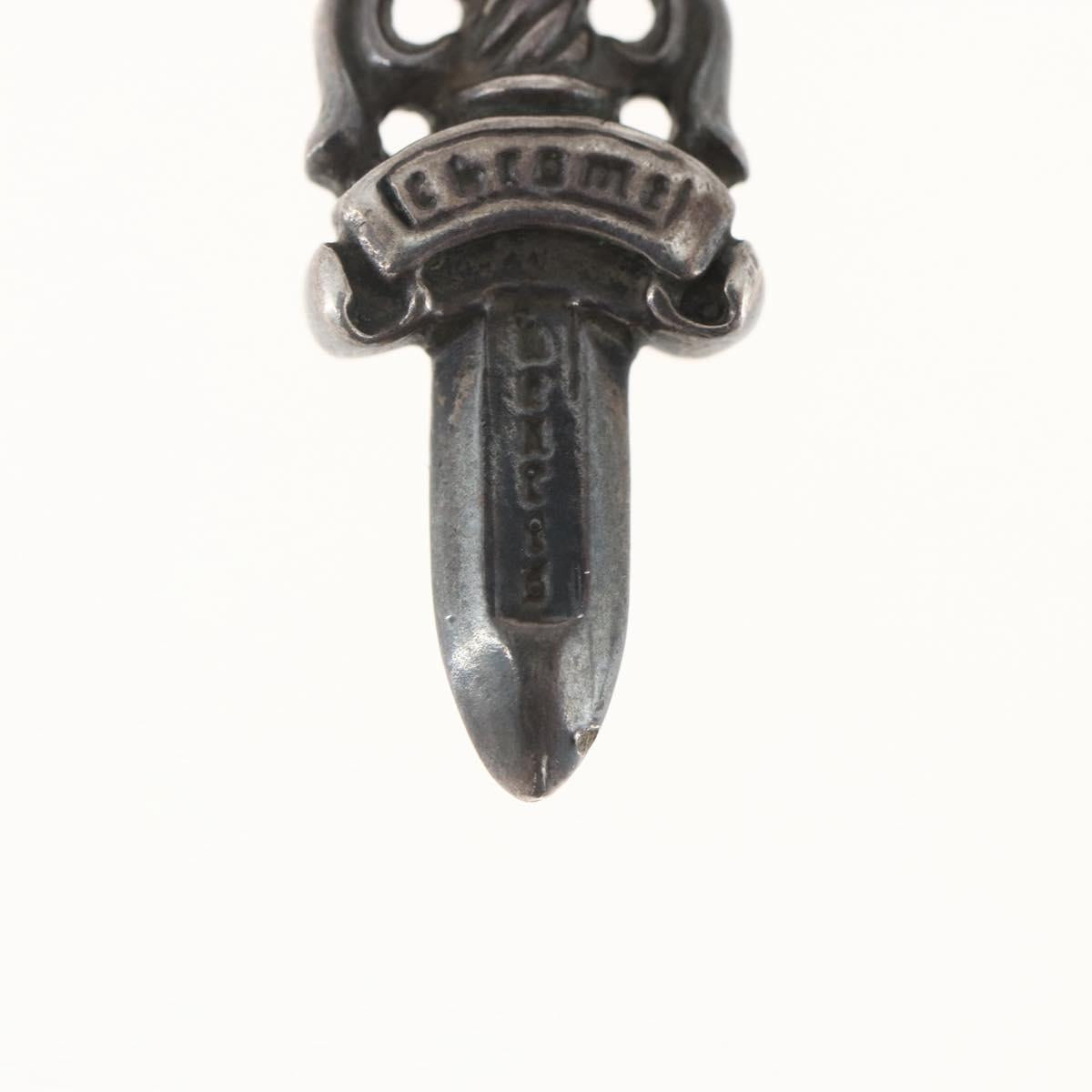 Chrome Hearts Dagger Charm Pendant Top Ag925 Silver Auth 165865SM