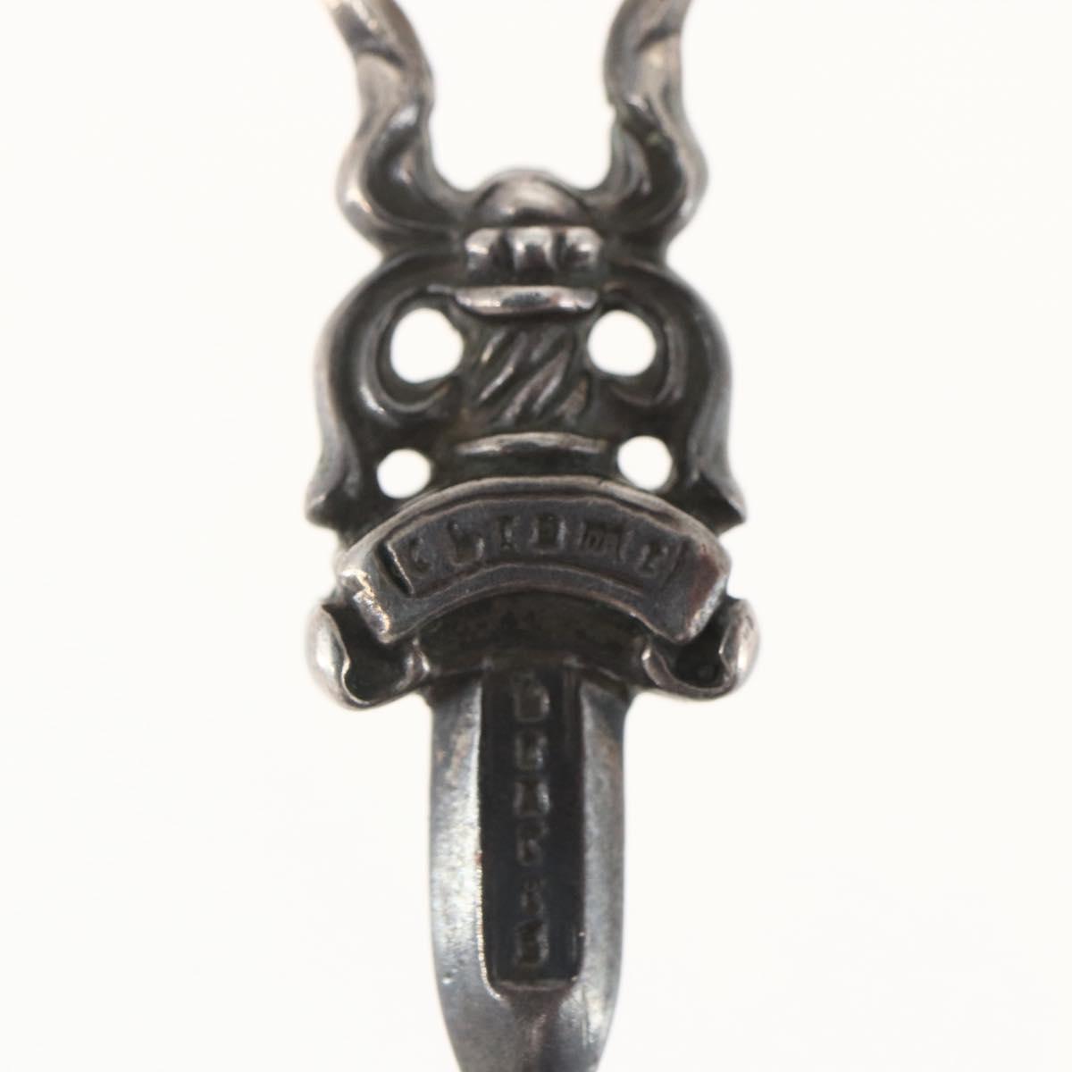 Chrome Hearts Dagger Charm Pendant Top Ag925 Silver Auth 165865SM