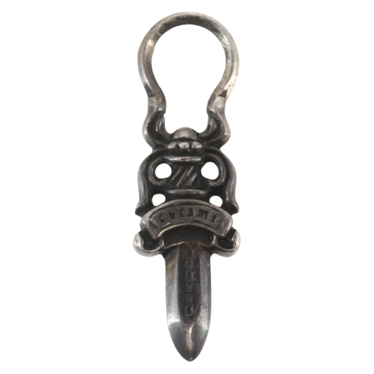 Chrome Hearts Dagger Charm Pendant Top Ag925 Silver Auth 165865SM