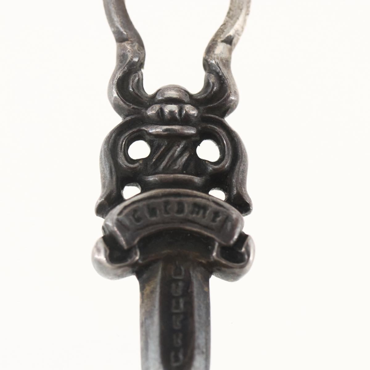 Chrome Hearts Dagger Charm Pendant Top Ag925 Silver Auth 165865SM