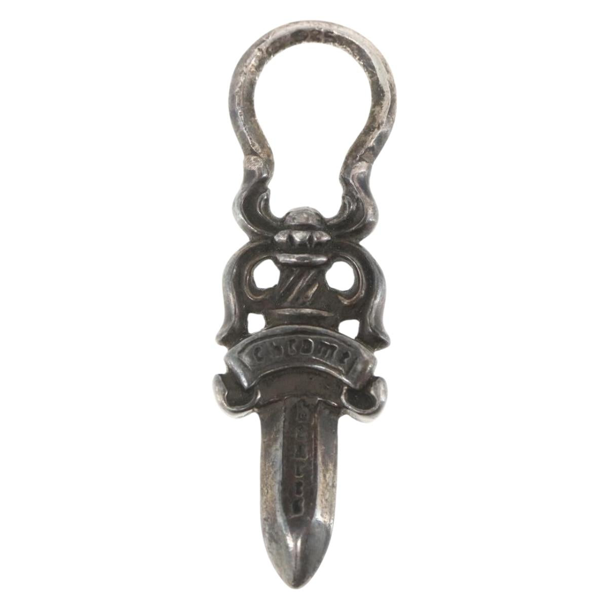 Chrome Hearts Dagger Charm Pendant Top Ag925 Silver Auth 165866SM