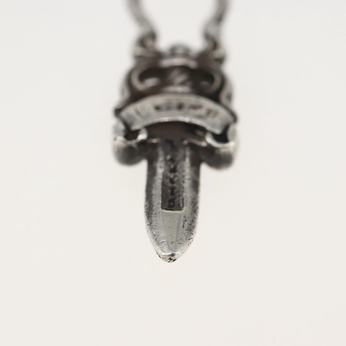 Chrome Hearts Dagger Charm Pendant Top Ag925 Silver Auth 165867SM
