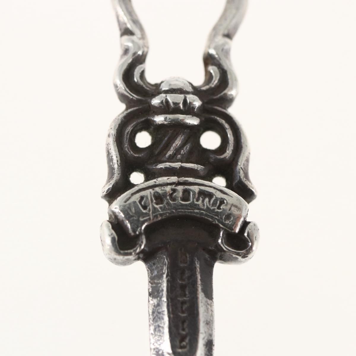 Chrome Hearts Dagger Charm Pendant Top Ag925 Silver Auth 165867SM