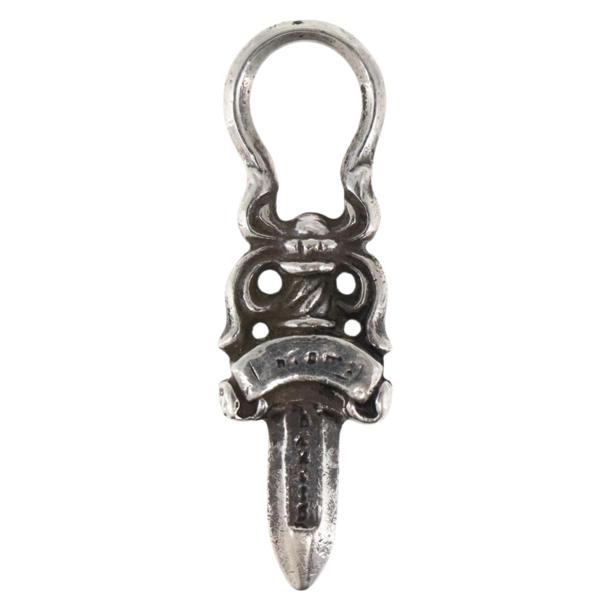 Chrome Hearts Dagger Charm Pendant Top Ag925 Silver Auth 165867SM