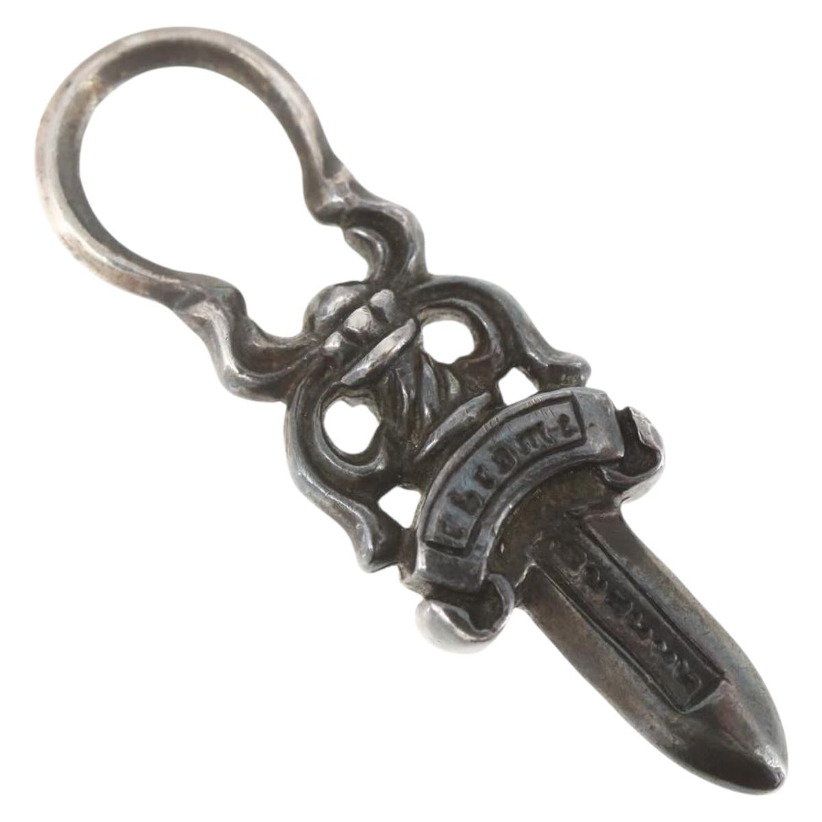 Chrome Hearts Dagger Charm Pendant Top Ag925 Silver Auth 165868SM