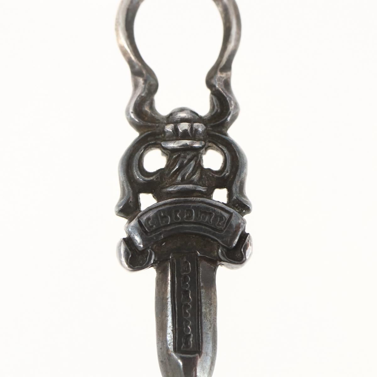 Chrome Hearts Dagger Charm Pendant Top Ag925 Silver Auth 165868SM