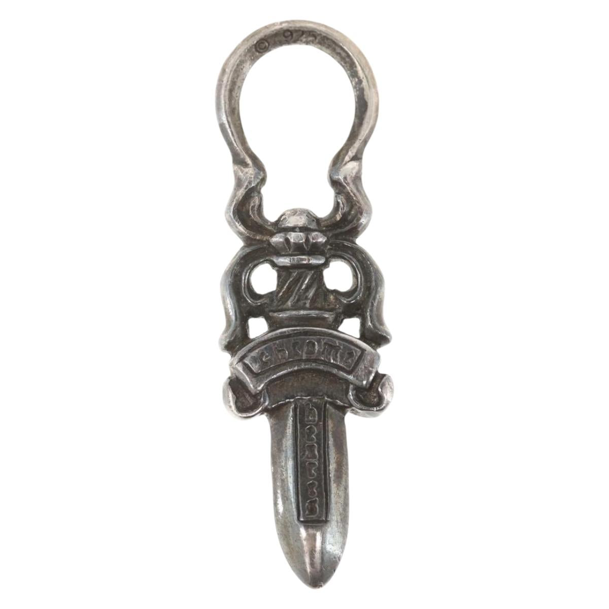 Chrome Hearts Dagger Charm Pendant Top Ag925 Silver Auth 165868SM