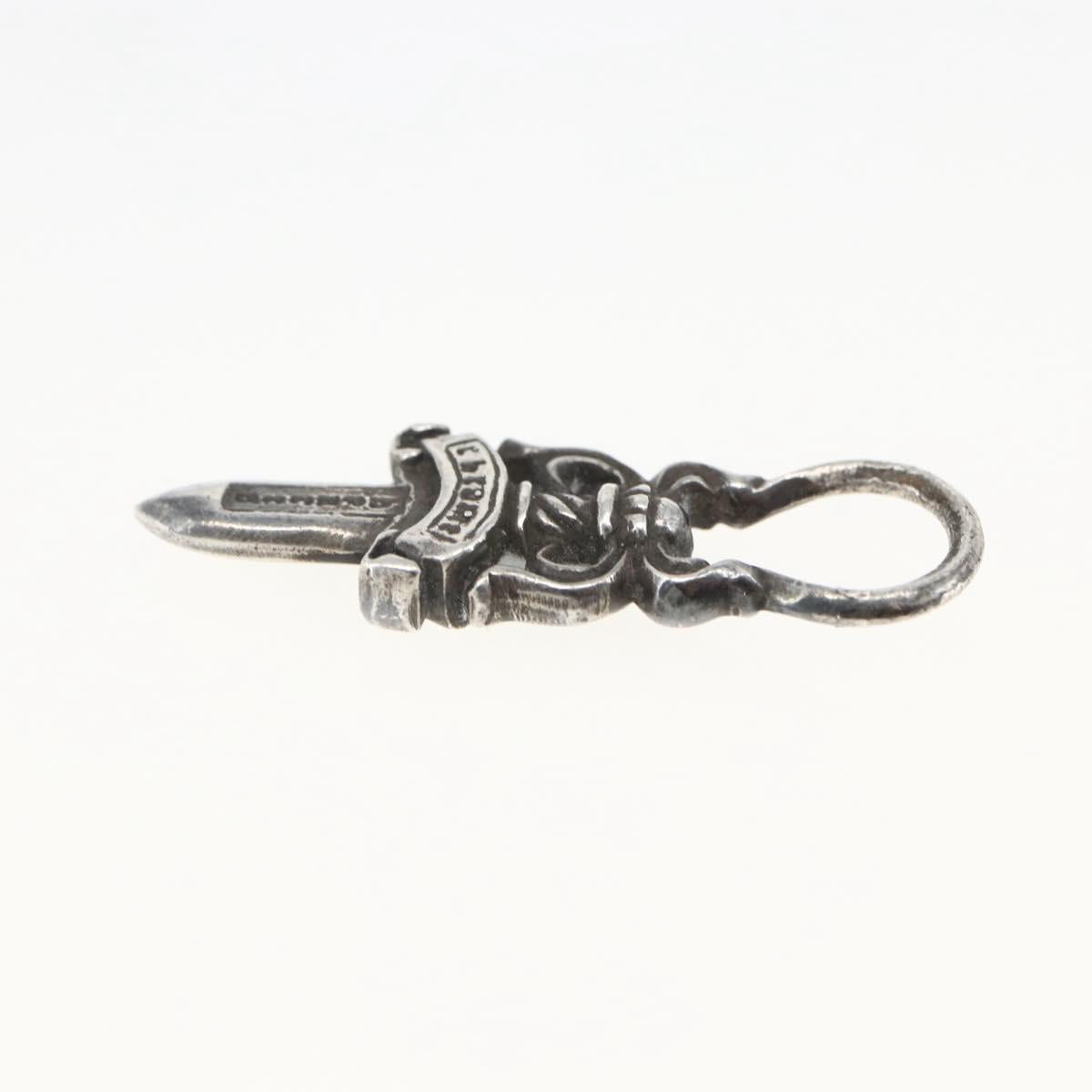 Chrome Hearts Dagger Charm Pendant Top Ag925 Silver Auth 165869SM