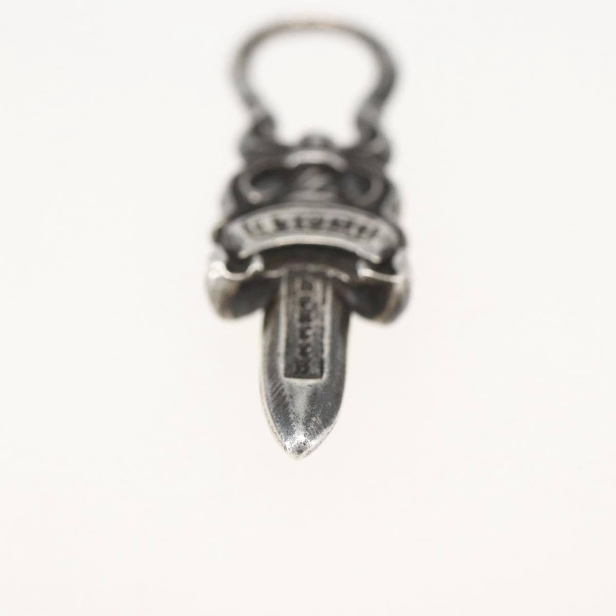 Chrome Hearts Dagger Charm Pendant Top Ag925 Silver Auth 165869SM