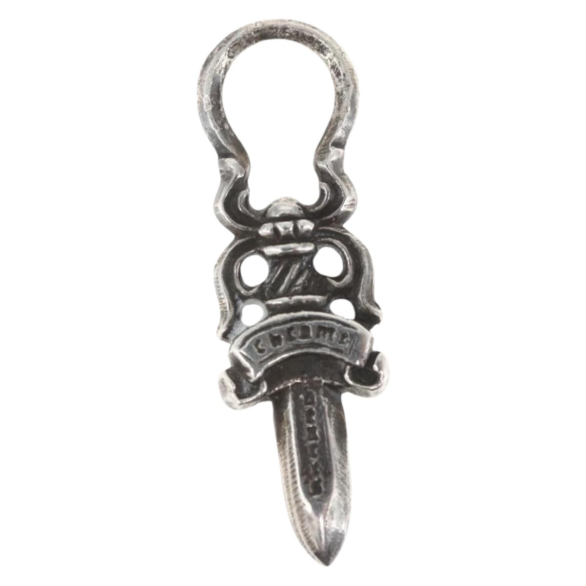 Chrome Hearts Dagger Charm Pendant Top Ag925 Silver Auth 165869SM