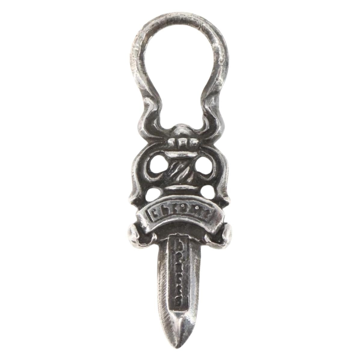 Chrome Hearts Dagger Charm Pendant Top Ag925 Silver Auth 165869SM