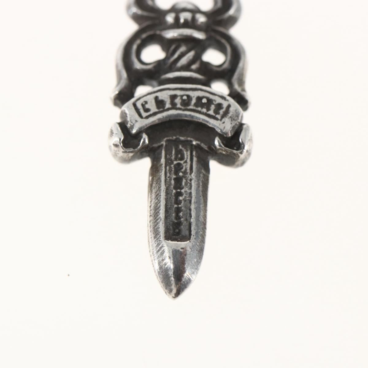Chrome Hearts Dagger Charm Pendant Top Ag925 Silver Auth 165869SM