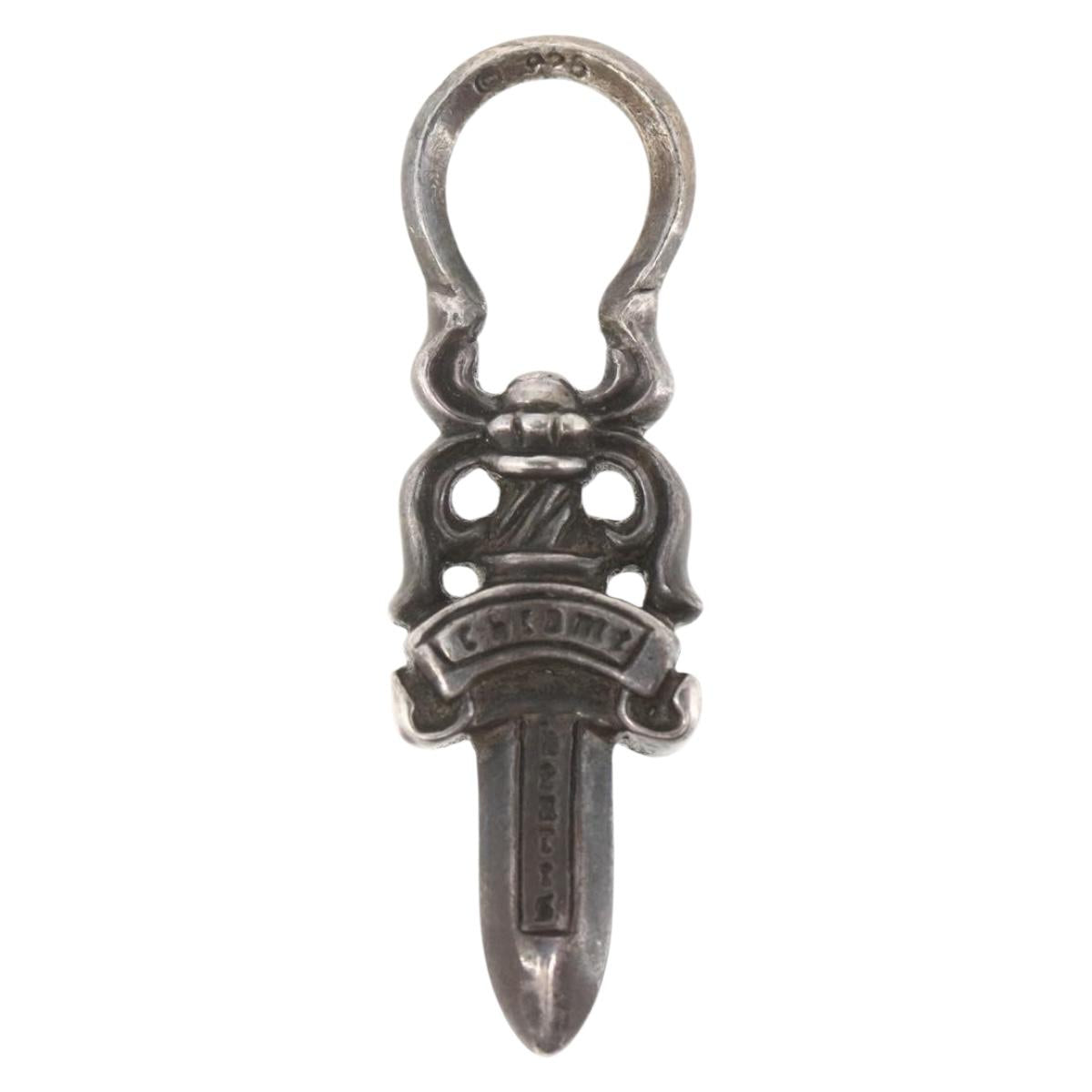 Chrome Hearts Dagger Charm Pendant Top Ag925 Silver Auth 165870SM