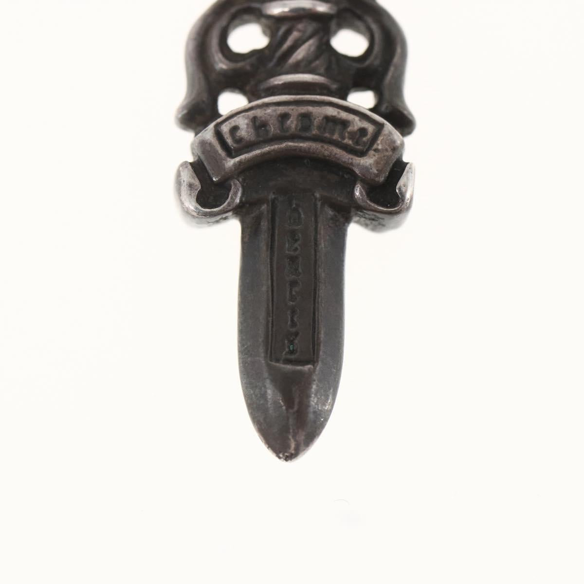 Chrome Hearts Dagger Charm Pendant Top Ag925 Silver Auth 165870SM