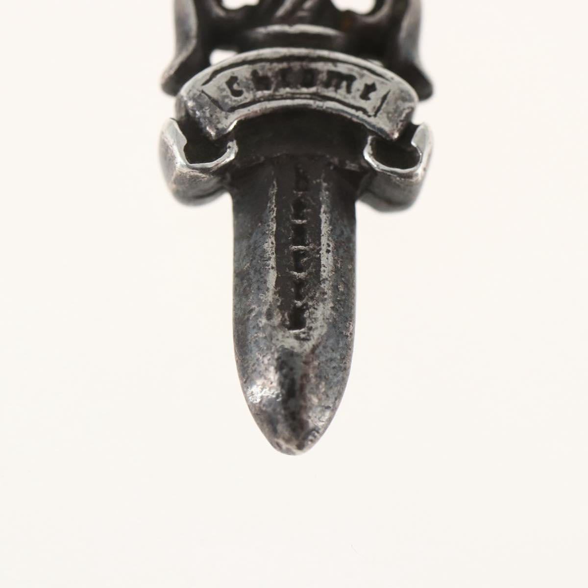 Chrome Hearts Dagger Charm Pendant Top Ag925 Silver Auth 165871SM