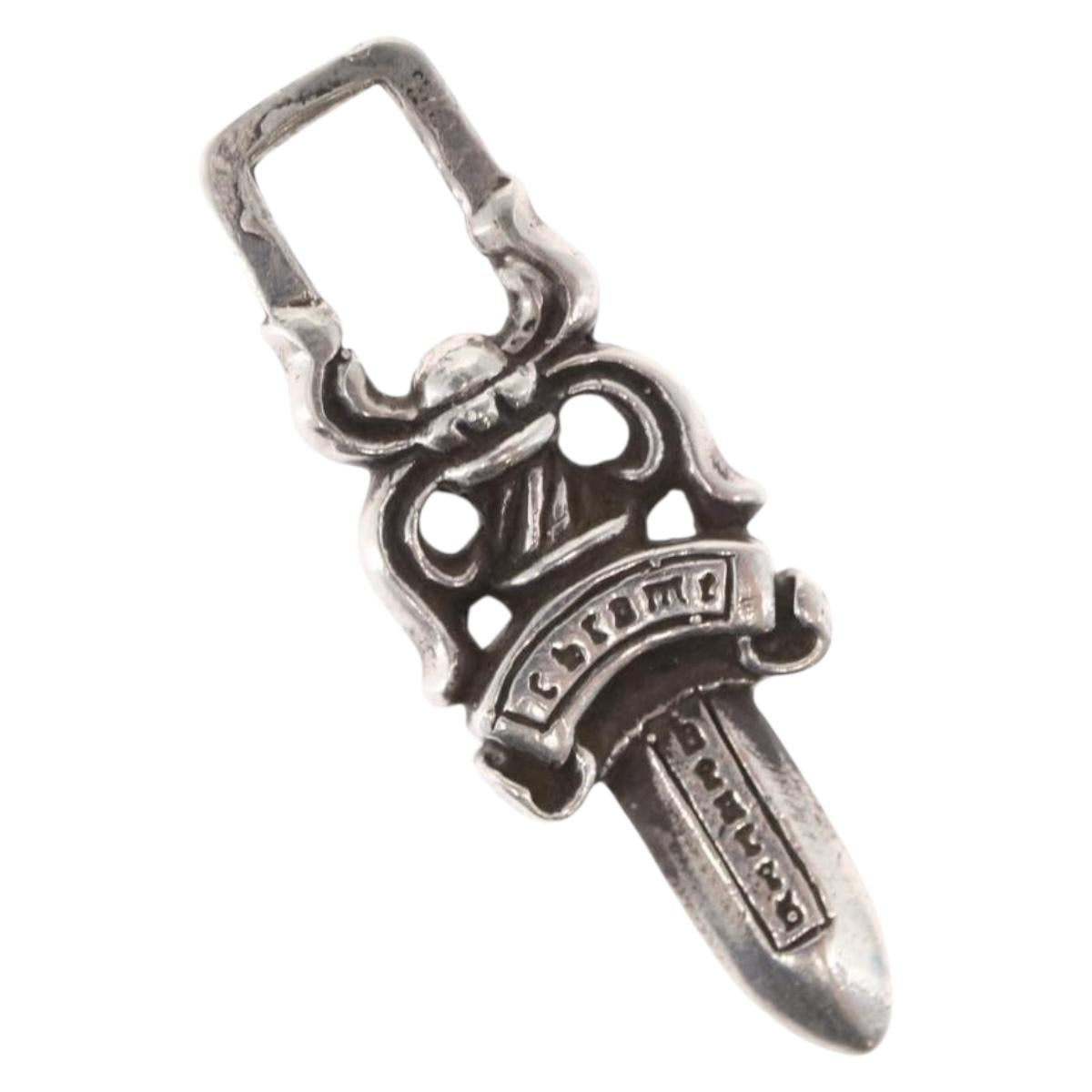 Chrome Hearts Dagger Charm Pendant Top Ag925 Silver Auth 165875SM