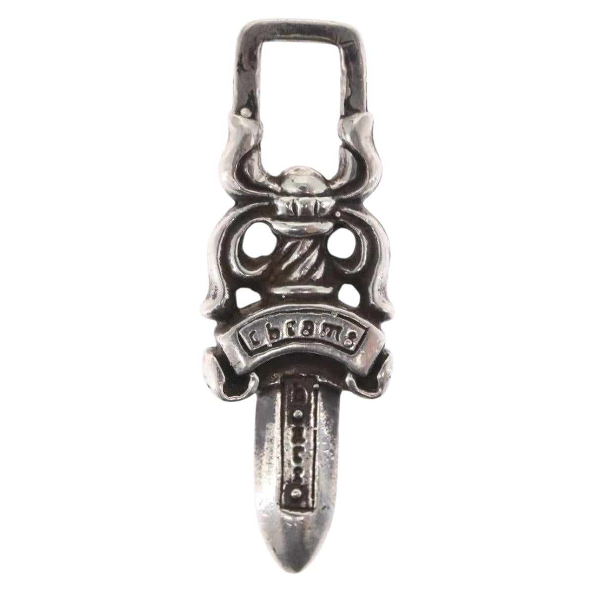 Chrome Hearts Dagger Charm Pendant Top Ag925 Silver Auth 165875SM
