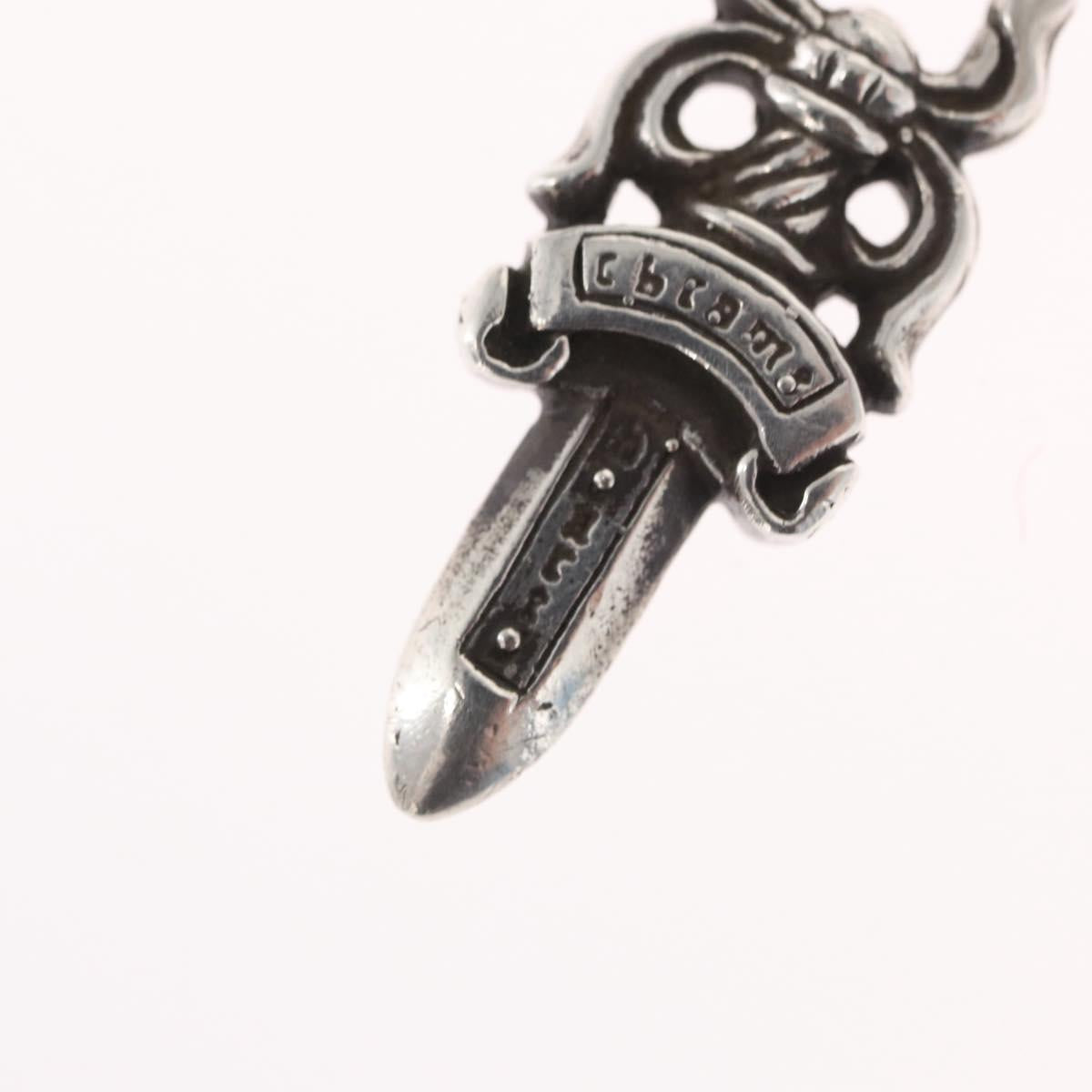 Chrome Hearts Dagger Charm Pendant Top Ag925 Silver Auth 165875SM