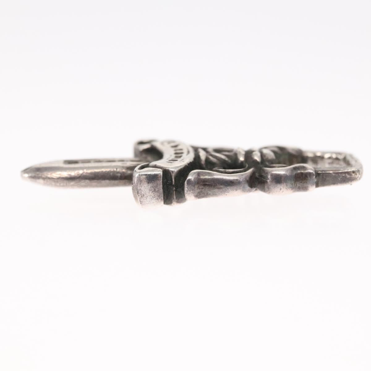 Chrome Hearts Dagger Charm Pendant Top Ag925 Silver Auth 165876SM