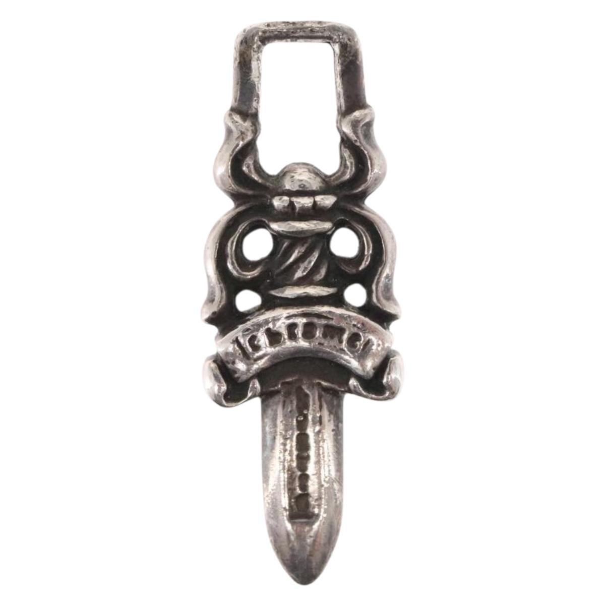 Chrome Hearts Dagger Charm Pendant Top Ag925 Silver Auth 165876SM
