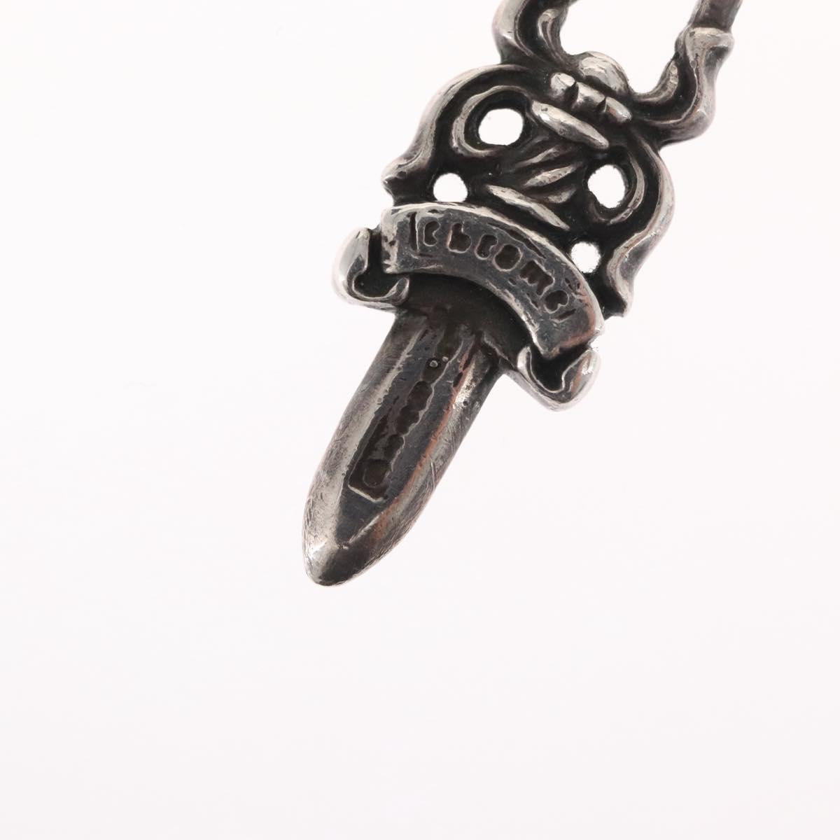 Chrome Hearts Dagger Charm Pendant Top Ag925 Silver Auth 165876SM