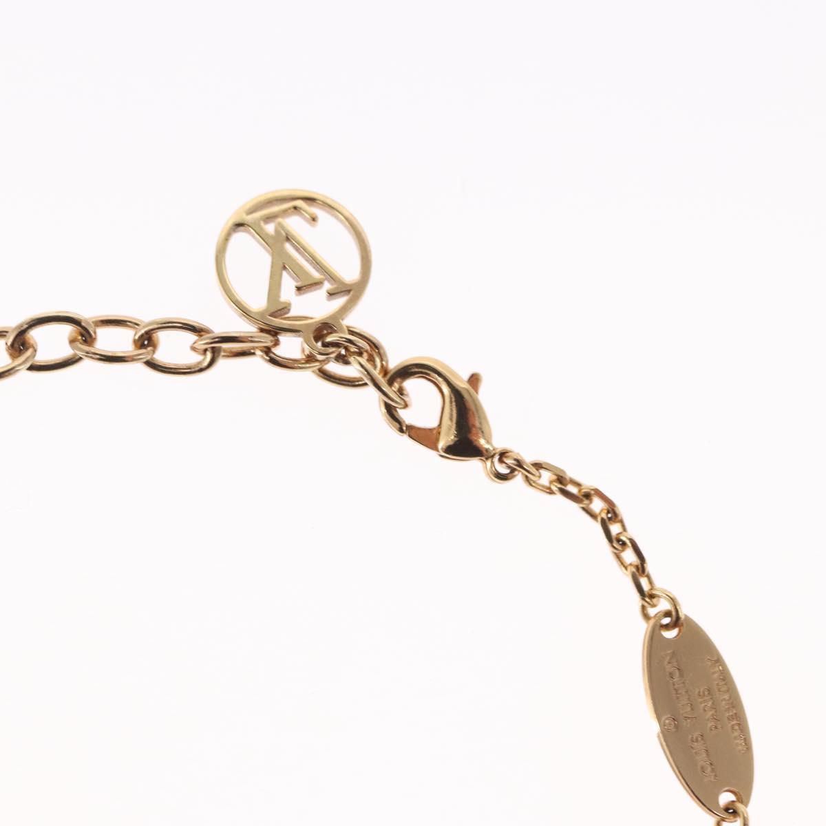 LOUIS VUITTON Brassle Heart Falling in Love metal Gold M00466 LV Auth 165877SM