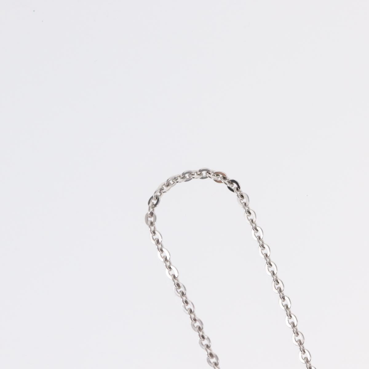 LOUIS VUITTON Pandantif V Necklace Ag925 Silver M67394 LV Auth 165878