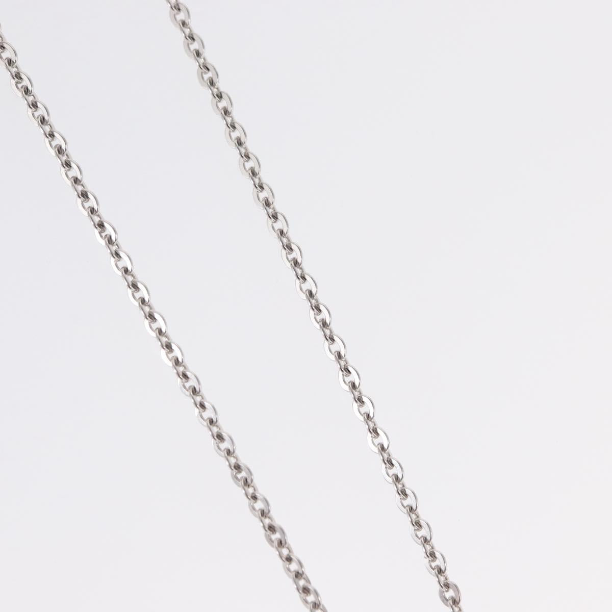 LOUIS VUITTON Pandantif V Necklace Ag925 Silver M67394 LV Auth 165878