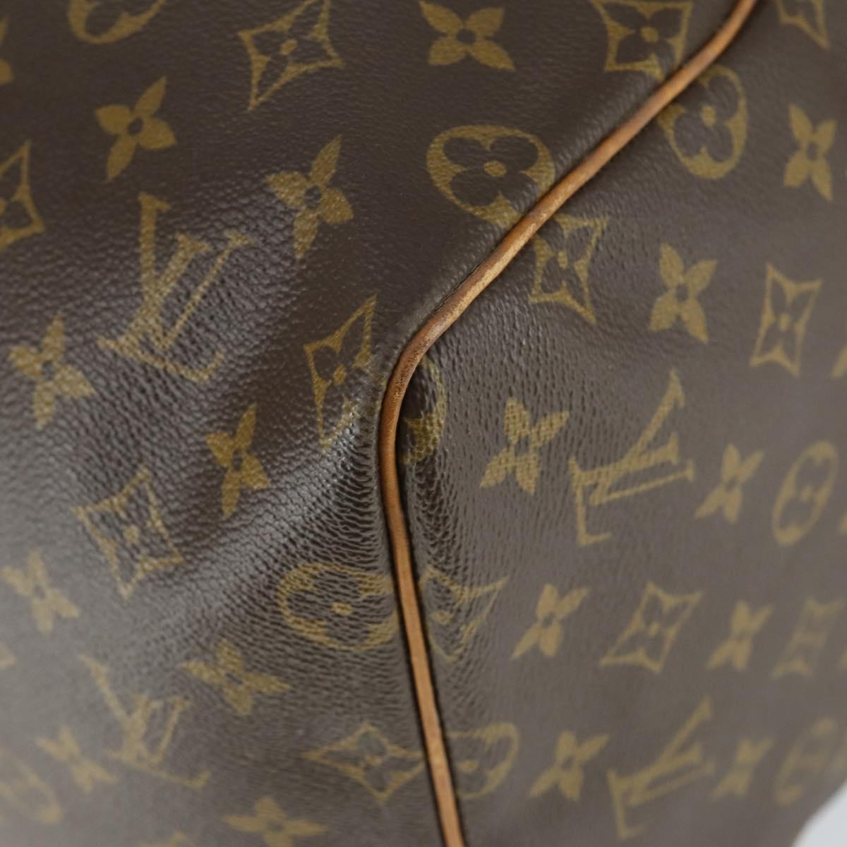 LOUIS VUITTON Monogram Keepall 55 Boston Bag M41424 LV Auth 165885