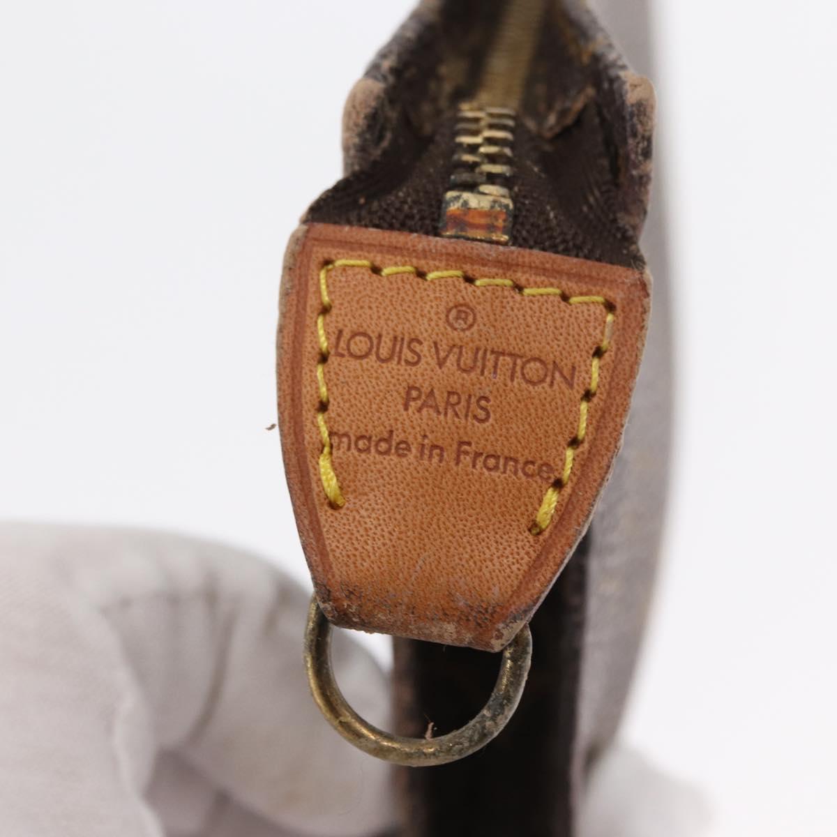 LOUIS VUITTON Monogram Bucket GM Accessory Pouch LV Auth 165937