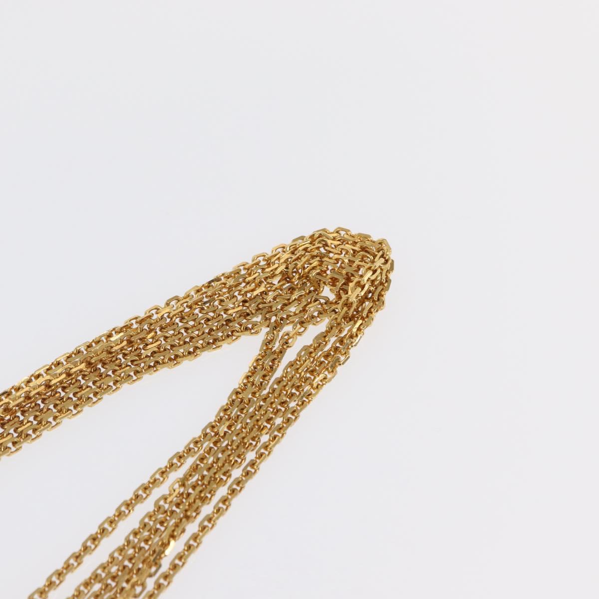 CHANEL Matelasse Single Flap Chain Shoulder Bag Leather Gold CC Auth 165938V