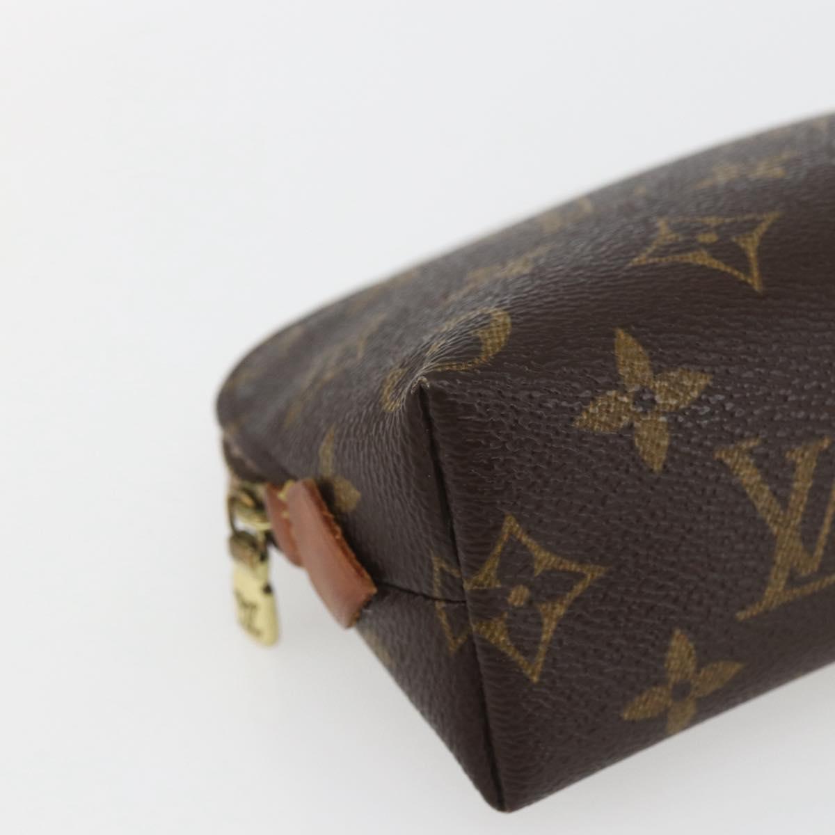 LOUIS VUITTON Monogram Pochette Cosmetic PM Pouch M43998 LV Auth 165946