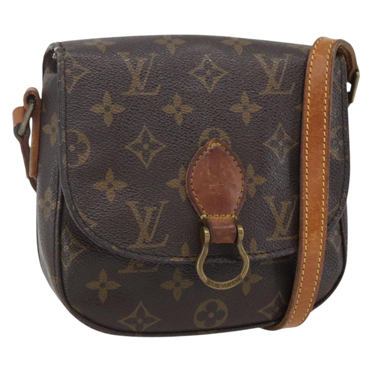 LOUIS VUITTON Monogram Saint Cloud PM Shoulder Bag M51244 LV Auth 165973